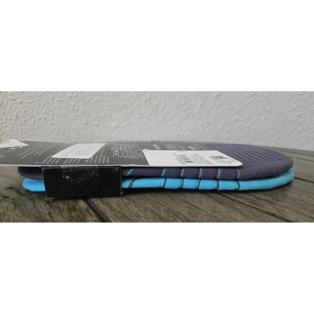 Womens 6-9 UA Performance Double Tab Sock 2 Pack Clear Silicone GripToe  & Foot